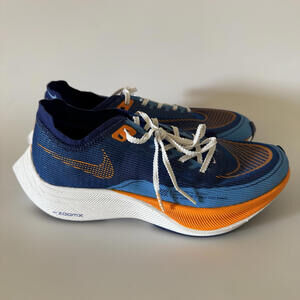 Nike $250 Mens 6.5/Womens 8 ZoomX Vaporfly NEXT% 2 Blue Running Shoes FD0713-400